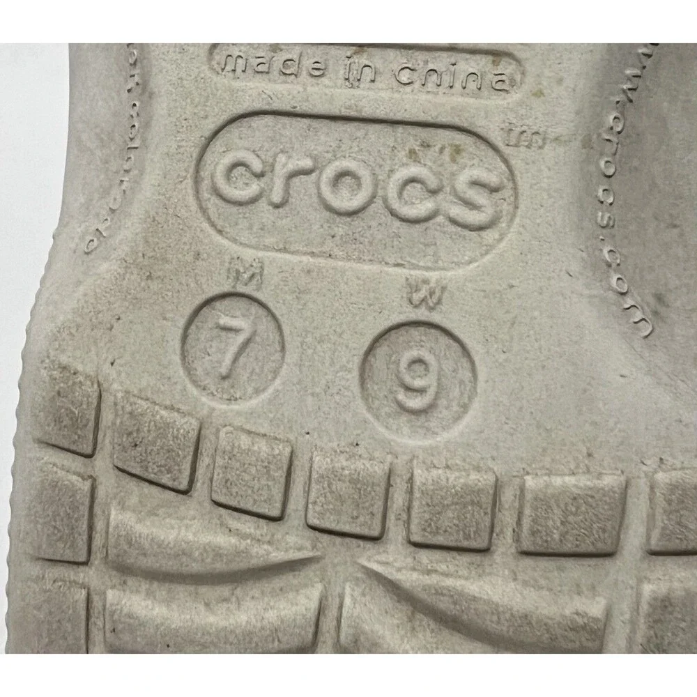 Crocs Classic Clog Unisex Adults Slip-On Mens 7 And 9 Women White Color